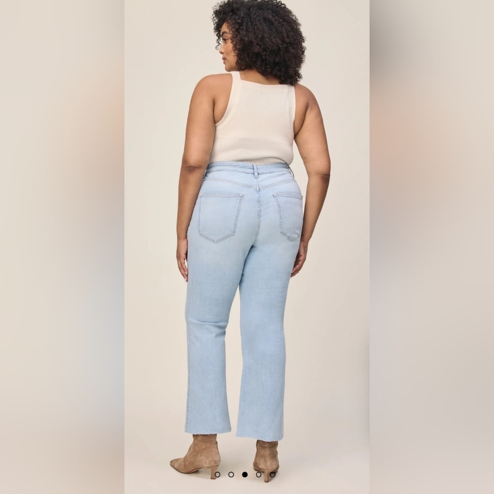 Warp + Weft Sky Blue High Rise Jeans - Picture 3 of 6